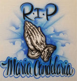 Memorial Praying Hand # 1486 art stencil