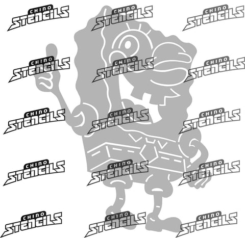 Sponge Bob # 100 art stencil / template