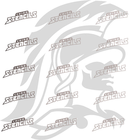 College USC # 1131 Art Stencil