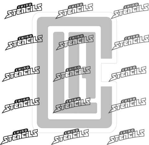 Basketball Clippers # 1438 art stencil