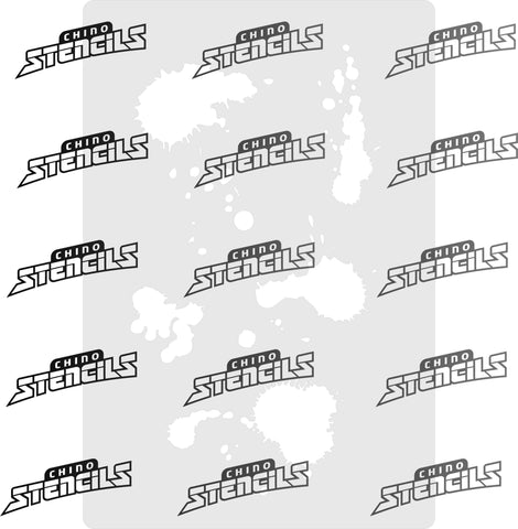 Background Texture - # 1578 Splat Shield stencil, template