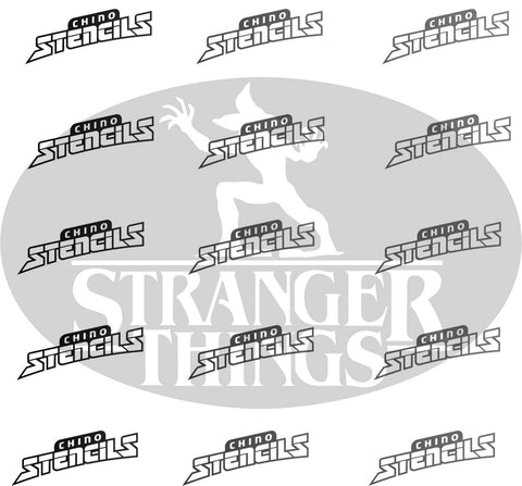 Stranger Things  # 1835 art stencil