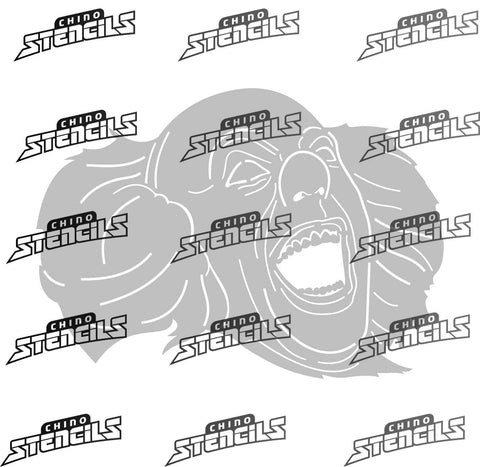 Penny Clown Classic # 1843C art stencil
