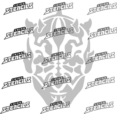 Star Wars # 1912 Darth M. art stencil