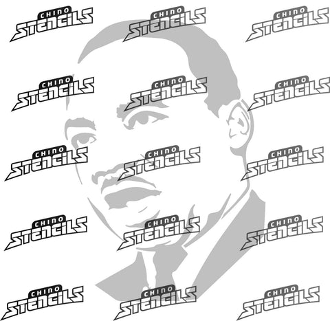 Star / Celebrities Martin Luther King JR. Silhoutte # 1933 art stencil