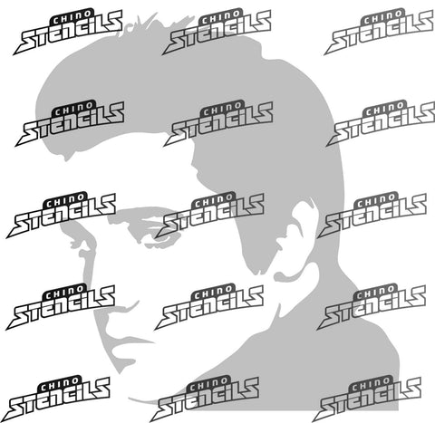 Star Celebrities Elvis Silhoutte # 1938 art stencil