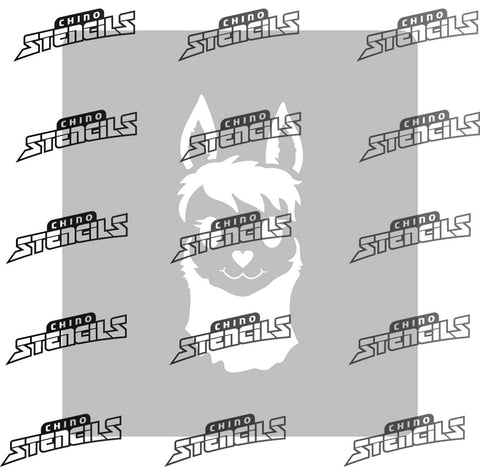 51 LLama Tattoo stencil
