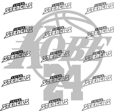Basketball Kobe 1  # 1947 art stencil