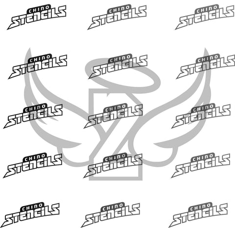 Basketball GiGi  # 1949 art stencil