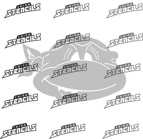 Ninja Turtle (PC) # 1958 art stencil / template