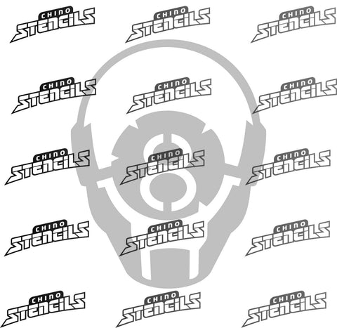 Gamer Fortnite # 1965 Eight Ball art stencil
