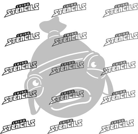 Gamer Fort Night # 1967 Fish Stick art stencil