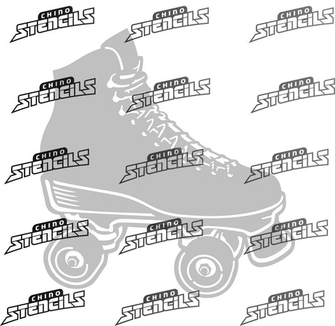 Roller Skate / Skates  # 1981 art stencil