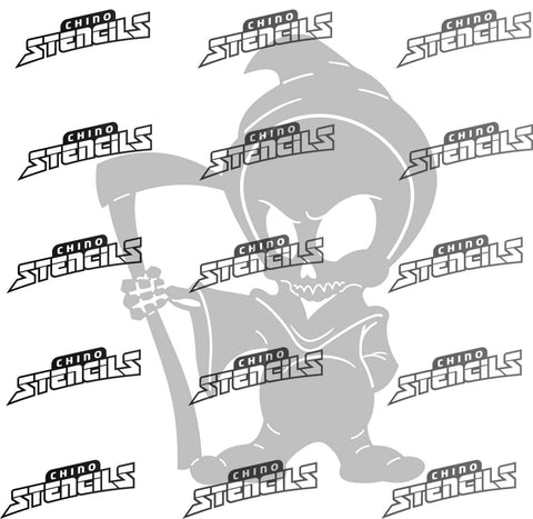 Grimm Reaper # 1984 art stencil