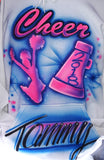 15 Cheerleader Designs - Airbrush Custom art stencil T-shirt Pack arts crafts cheer clipart