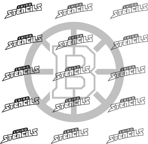 Hockey Bruins # 2023 art stencil