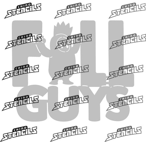 Fall Guys  # 2030 art stencil