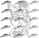 Dead Pool # 2036 art stencil