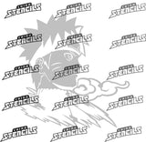 Naruto # 2057 Fan art stencil