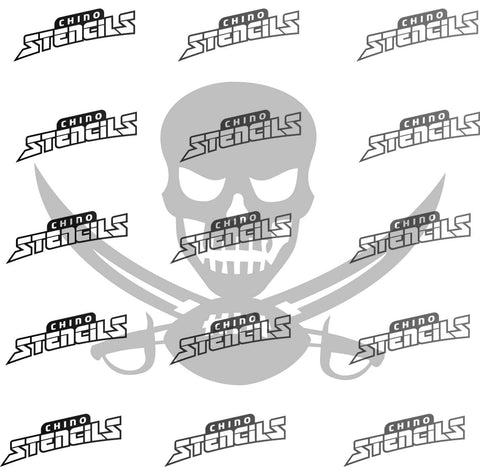 Football Buccaneers  # 2063 art stencil