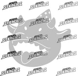 Dragon ( Birthday )  # 2077 art stencil