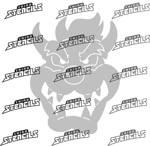 Bowser # 2092 art stencil