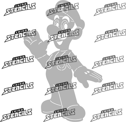 Luigi # 2107 art stencil