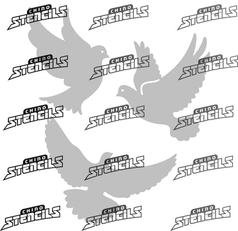 Memorial Birds Dove # 2125 art stencil