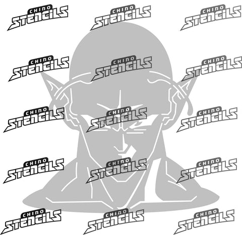 Anime Dragon Ball Picolo Fan art stencil # 2127