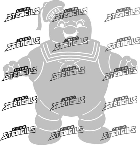 Ghost Buster Puffy # 2135 art stencil