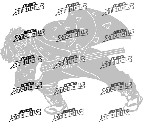Demon Slayer zenetsu  # 2151 art stencil