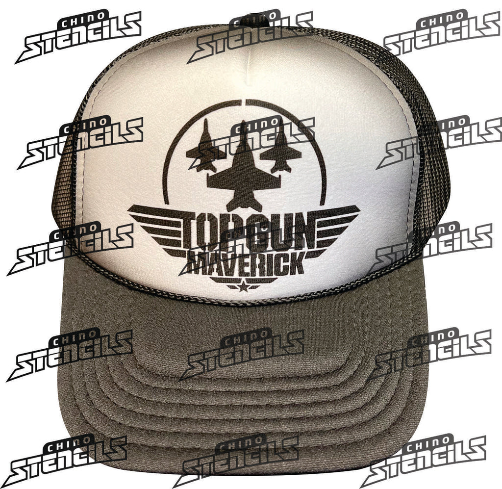 Top Gun # 2194 (B) art stencil â Chino Stencils