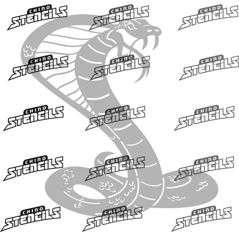 Snake Cobra # 2211 Fan art stencil design