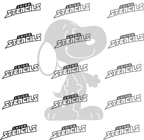 Snoopy # 2225 Fan art stencil design