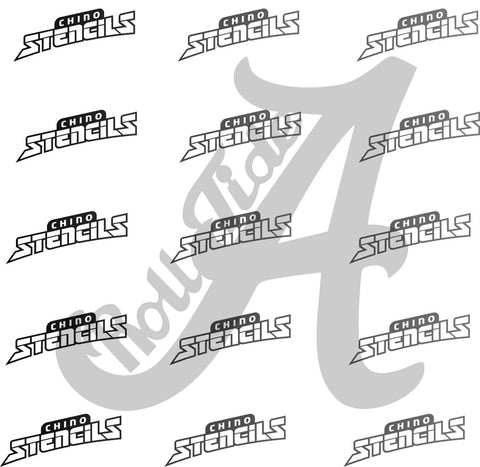 College Alabama A1 # 2229 art stencil
