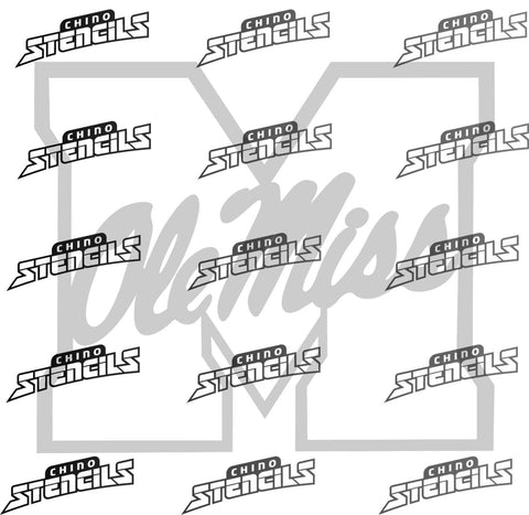 College Ole Miss # 2231 Art Stencil