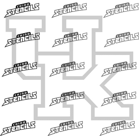 College Kentucky # 2233 Art Stencil
