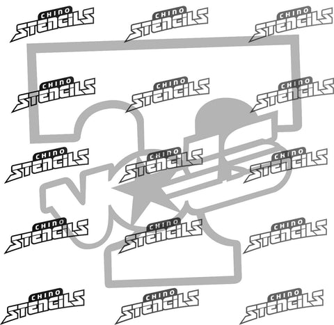 College Tennessee # 2237 Art Stencil