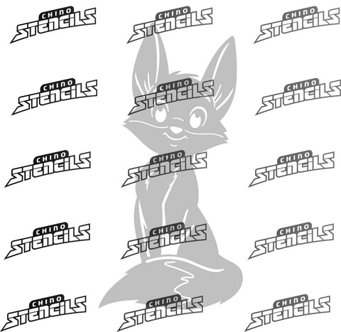 Animals Fox # 2252 art stencil