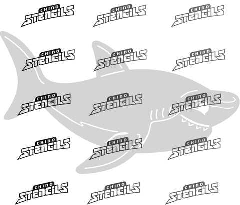 Animals Shark 2272 Art stencil