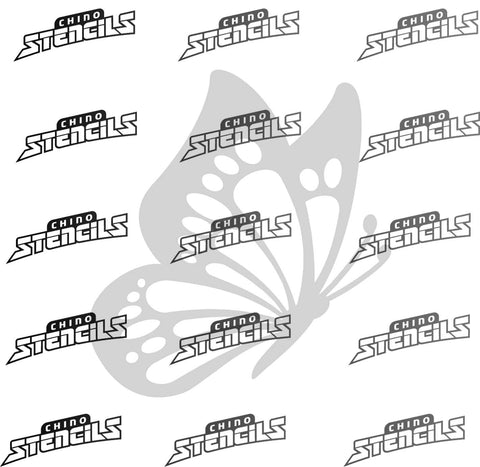 Animals Butterfly # 2286 art / Stencil