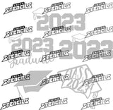 Graduation Package 2023  art stencil # 2334