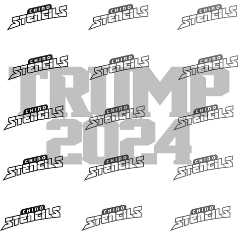 Trump 2024 # 2363 art stencil / template