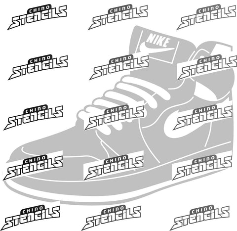 Jordans Shoes # 2364 art stencil