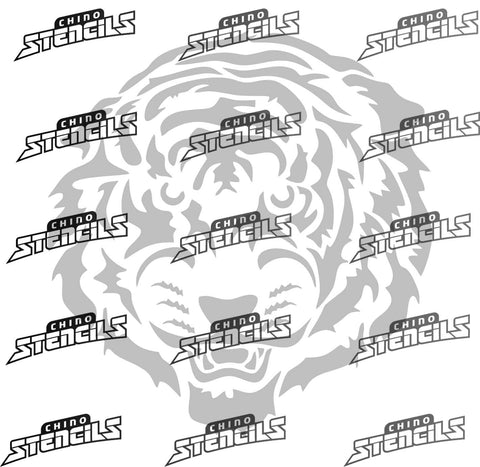 Animals Tiger 2 #629 art stencil
