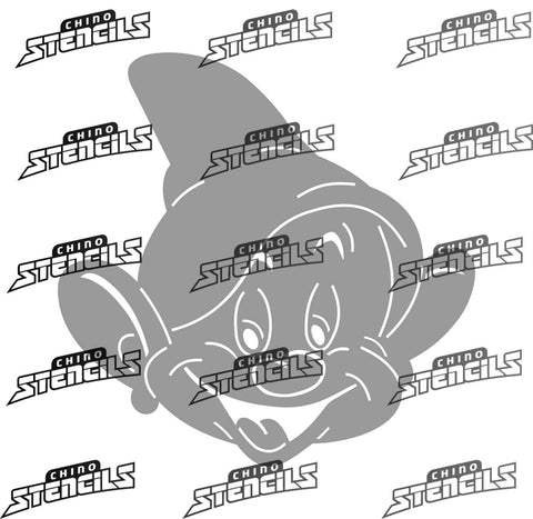 Cartoon Dopey # 78 A art stencil