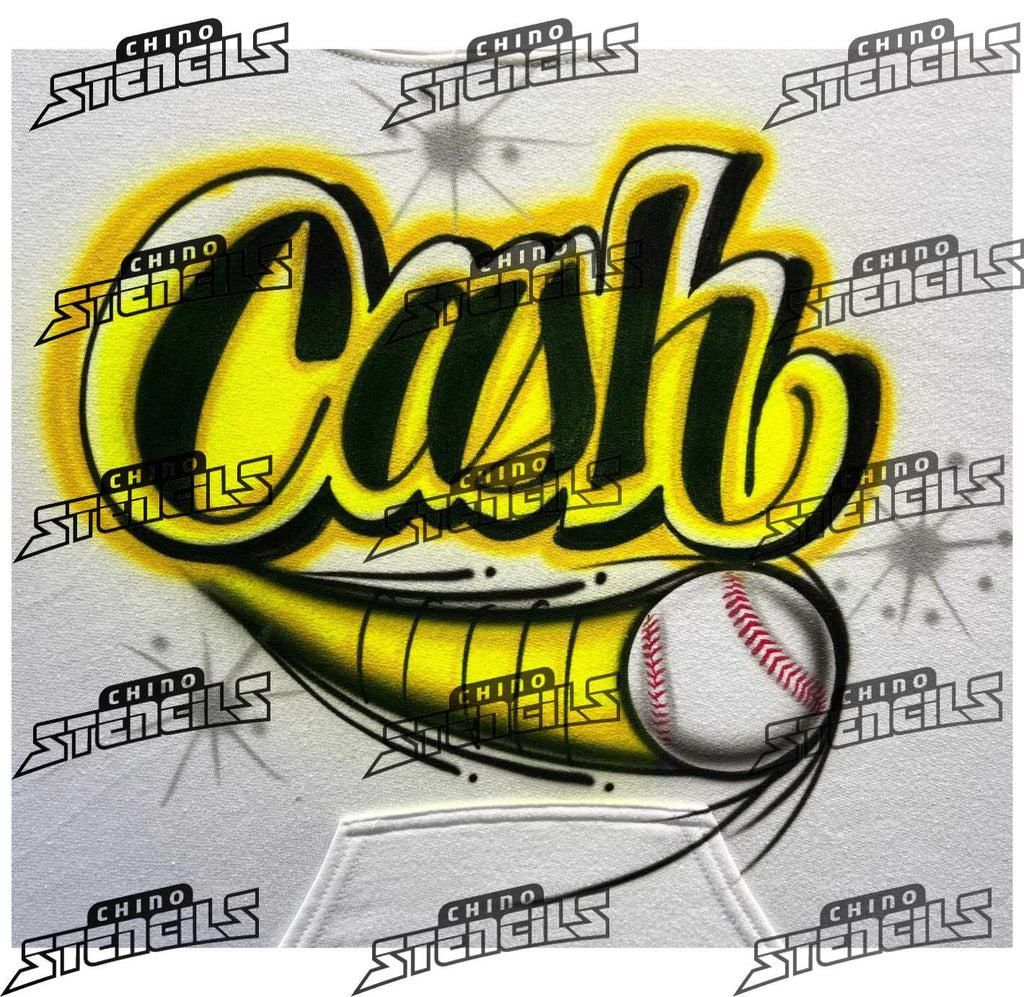 Baseball / Softball # 842 art stencil Template – Chino Stencils