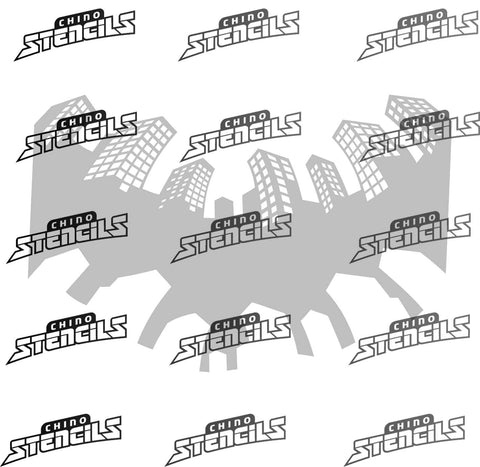 City Background # 851 art stencil