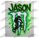 BMX Designs - Airbrush Custom art stencil T-shirt Pack arts crafts clipart bike bicycle