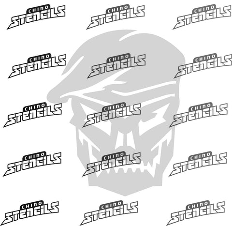 Gamer COD Black OPS art stencil / template